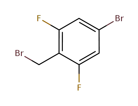 Molecular Structure of 162744-60-7 (4-BROMO-2,6-DIFLUOROBENZYL BROMIDE)