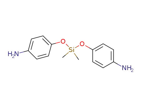 Molecular Structure of 1223-16-1 (BIS(P-AMINOPHENOXY)DIMETHYLSILANE)