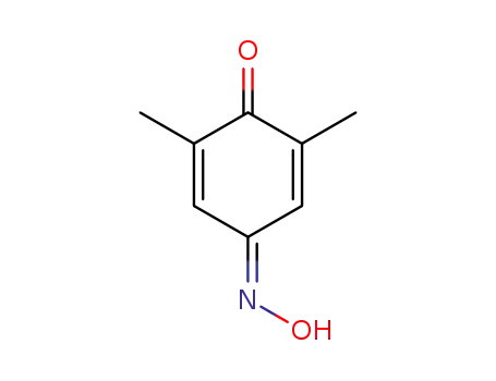 Molecular Structure of 4965-29-1 (2,6-DIMETHYLBENZOQUINONE 4-OXIME)