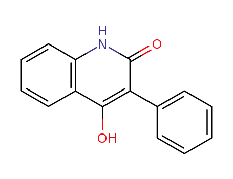 Molecular Structure of 14933-29-0 (2,4-Dihydroxy-3-phenylquinoline)