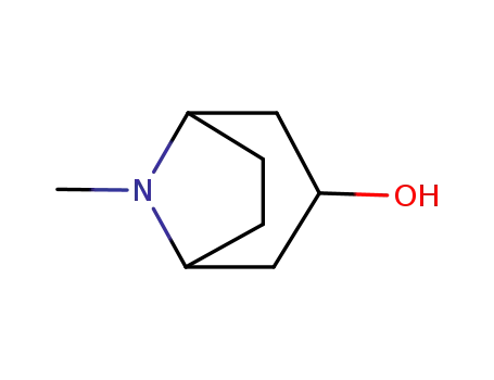 Molecular Structure of 7432-10-2 (1-Methyl-2,5-(2-hydroxytrimethylene)pyrrolidine)