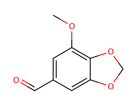 Molecular Structure of 5780-07-4 (Myristicin aldehyde)