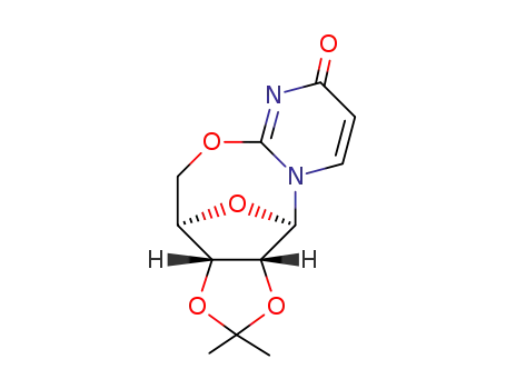 Molecular Structure of 3868-21-1 (2',3'-O-isopropylidene-O<sup>2</sup>,5'-cyclouridine)