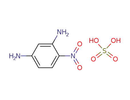 Molecular Structure of 200295-57-4 (4-Nitro-1,3-phenylenediamine sulfate)
