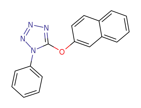 Molecular Structure of 17743-32-7 (5-(2-Naphthyloxy)-1-phenyl-1H-tetrazole)
