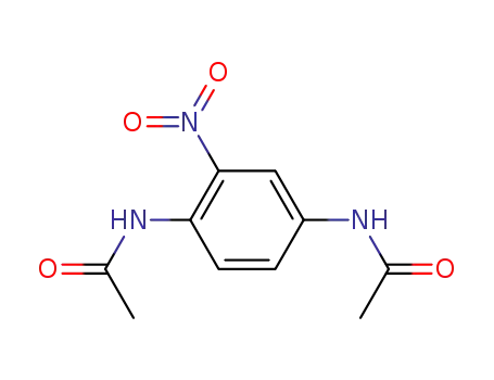 Molecular Structure of 5345-53-9 (1,4-Diacetamino-2-nitrobenzene)