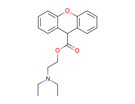9H-Xanthene-9-carboxylicacid, 2-(diethylamino)ethyl ester cas  24539-72-8