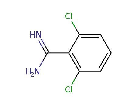 Molecular Structure of 3797-84-0 (2,6-DICHLORO-BENZAMIDINE HCL)