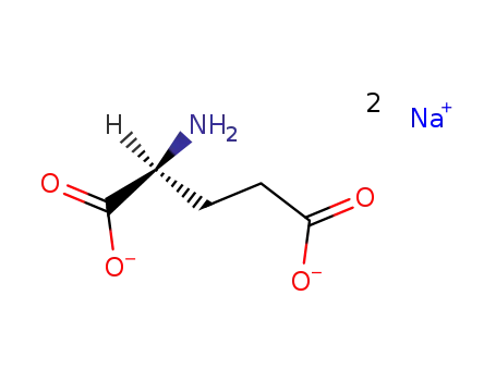 Molecular Structure of 21932-17-2 (DL-Glutamic acid, sodium salt)