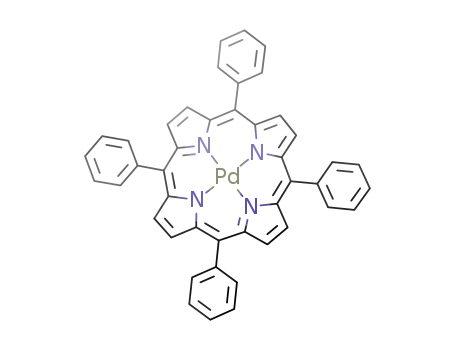 Molecular Structure of 14187-13-4 (meso-Tetraphenylporphyrin-Pd(II))