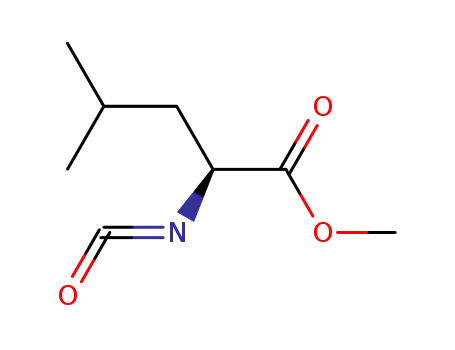 Molecular Structure of 39570-63-3 ((S)-(-)-2-ISOCYANATO-4-METHYLVALERIC ACID METHYL ESTER)