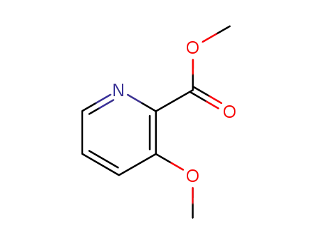 Molecular Structure of 24059-83-4 (3-METHOXYPICOLINIC ACID METHYL ESTER)