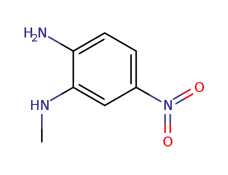 Molecular Structure of 95576-84-4 (N'-METHYL-4-NITROPHENYLENEDIAMINE-(1,2))