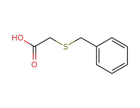 Molecular Structure of 103-46-8 ((BENZYLTHIO)ACETIC ACID)