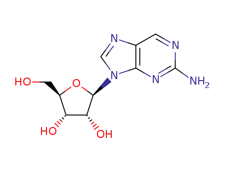 Molecular Structure of 4546-54-7 (2-Aminopurine riboside)