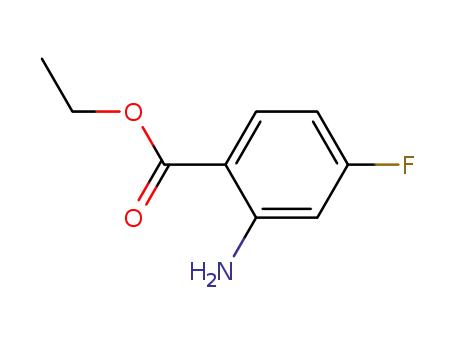 Molecular Structure of 117324-05-7 (ETHYL 2-AMINO-4-FLUOROBENZOATE)