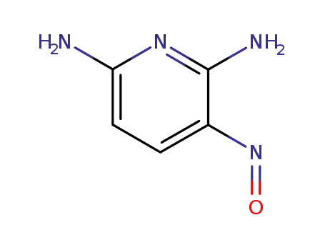 Molecular Structure of 89323-10-4 (2,6-DIAMINO-3-NITROSOPYRIDINE)