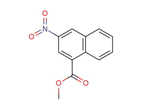 Molecular Structure of 13772-63-9 (Methyl 3-nitro-1-naphthoate)