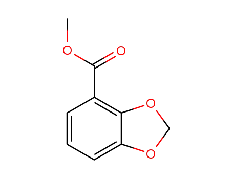 Molecular Structure of 33842-16-9 (Methyl 1,3-benzodioxole-4-carboxylate)