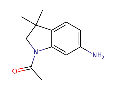 Molecular Structure of 453562-71-5 (1-ACETYL-6-AMINO-3,3-DIMETHYL-2,3-DIHYDRO-INDOLE)