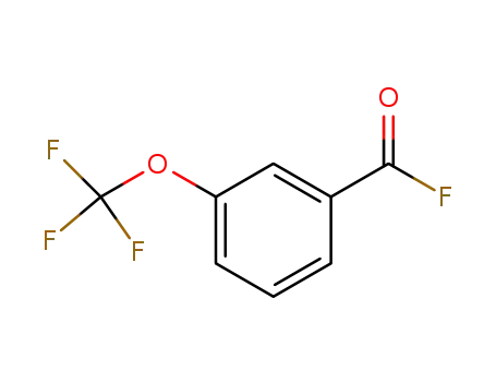Molecular Structure of 658-90-2 (3-(trifluoromethoxy)benzoyl fluoride)