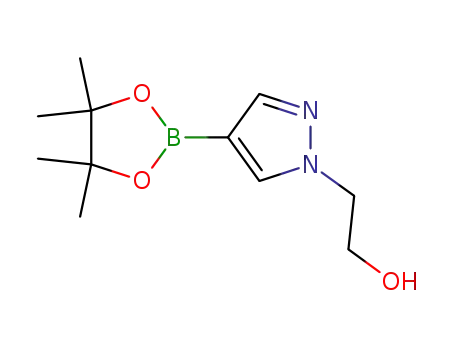 Molecular Structure of 1040377-08-9 (1-(2-(tetrahydro-2H-pyran-2-yloxy)ethyl)-1H-4-pyrazole boronic acid pinacol ester)
