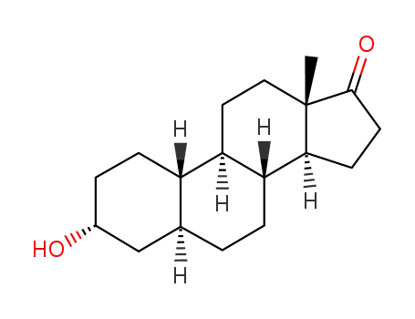 Molecular Structure of 1225-01-0 ((8R,9R,10S,13S,14S)-3-hydroxy-13-methyl-2,3,4,5,6,7,8,9,10,11,12,14,15,16-tetradecahydro-1H-cyclopenta[a]phenanthren-17-one)