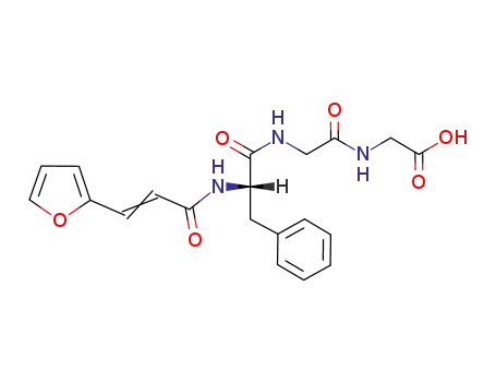 Molecular Structure of 64967-39-1 (N-[3-(2-Furyl)acryloyl]-L-phenylalanyl-glycyl-glycine)