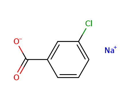 Molecular Structure of 17264-88-9 (SODIUM 3-CHLOROBENZOATE)