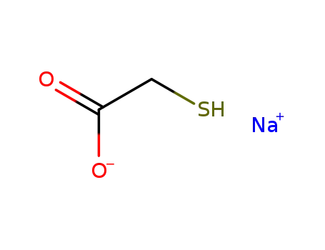 Molecular Structure of 367-51-1 (Sodium thioglycolate)