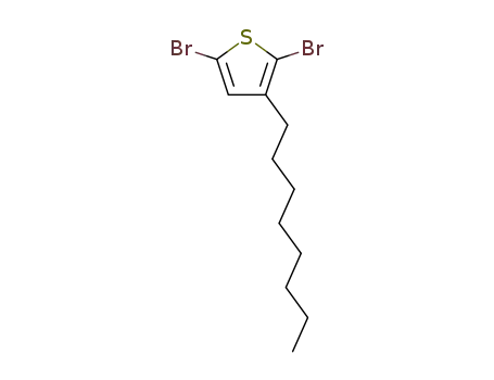 Molecular Structure of 149703-84-4 (2,5-Dibromo-3-octylthiophene)