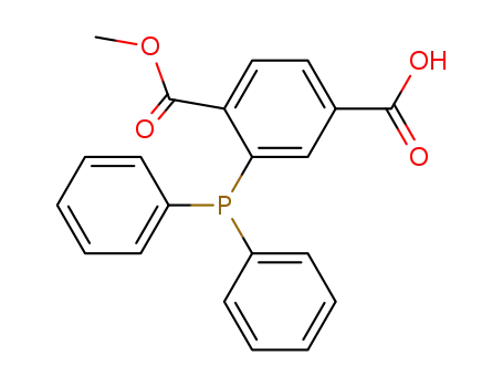 Molecular Structure of 361154-31-6 (1-METHYL-2-(DIPHENYLPHOSPHINO)TEREPHTHA&)