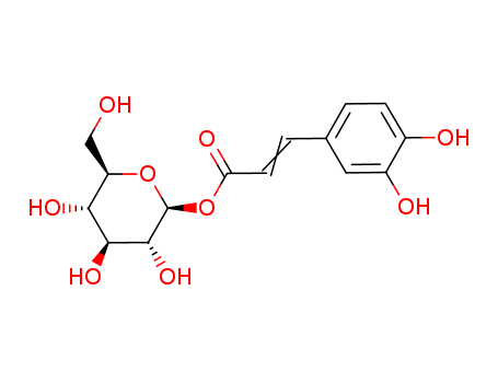 b-D-Glucopyranose,1-[3-(3,4-dihydroxyphenyl)-2-propenoate]
