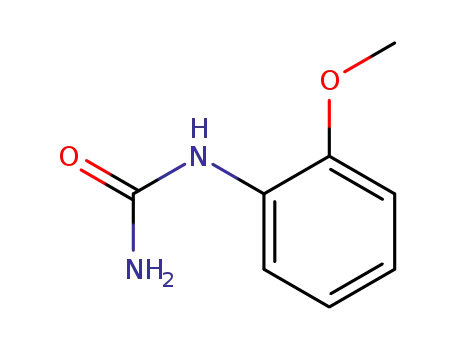 Molecular Structure of 135-92-2 (O-METHOXYPHENYLUREA)