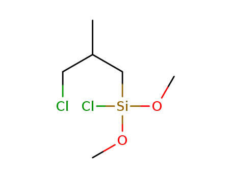 Molecular Structure of 754992-03-5 (3-chloroisobutylchlorodimethoxysilane)