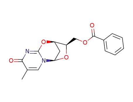 Molecular Structure of 70838-44-7 (5'-O-BENZOYL-2,3'-ANHYDROTHYMIDINE)