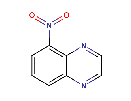 Molecular Structure of 18514-76-6 (5-NITROQUINOXALINE)