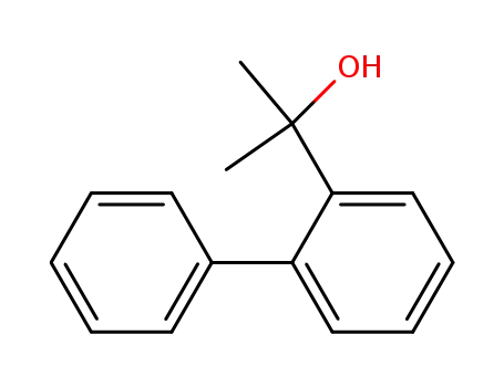 Molecular Structure of 4635-81-8 (2-(biphenyl-2-yl)propan-2-ol)