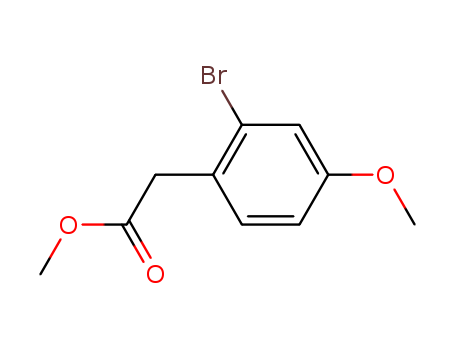 2-Bromo-4-methoxy-benzeneacetic acid,methyl ester cas no. 198630-93-2 98%