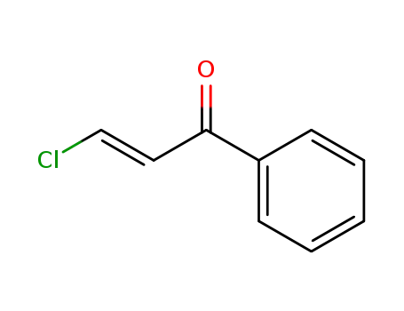 Molecular Structure of 15724-86-4 ((E)-β-Chloroacrylophenone)