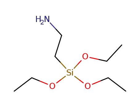 Molecular Structure of 45074-31-5 (2-(TRIETHOXY-SILYL)-ETHYLAMINE)