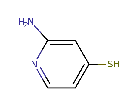 Molecular Structure of 683738-44-5 (4-Pyridinethiol,2-amino-(9CI))