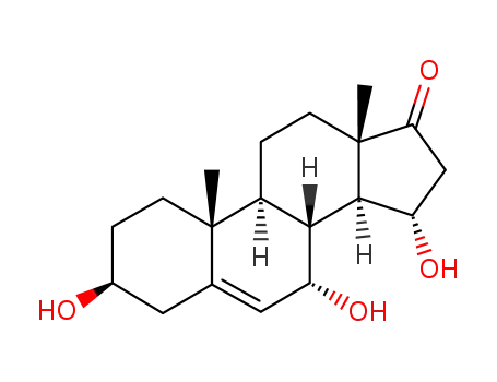 Androst-5-en-17-one, 3,7,15-trihydroxy-, (3beta,7alpha,15alpha)- (9CI)