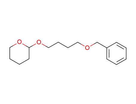 Molecular Structure of 105966-45-8 (2H-Pyran, tetrahydro-2-[4-(phenylmethoxy)butoxy]-)