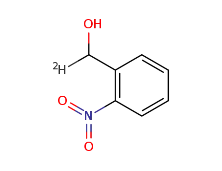 Molecular Structure of 29809-24-3 (D<sub>1</sub>-(2-nitrophenyl)methanol)