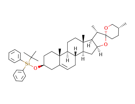 Molecular Structure of 324740-29-6 (3-O-(tert-butyldiphenylsilyl)diosgenin)