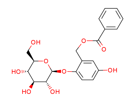 b-D-Glucopyranoside,2-[(benzoyloxy)methyl]-4-hydroxyphenyl