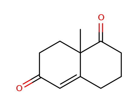 20007-72-1,WIELAND-MIESCHER KETONE,(R/S)-Wieland-Miescherketone; (?à)-8a-Methyl-1,2,3,4,6,7,8,8a-octahydro-1,6-naphthalenedione;(?à)-Wieland-Miescher ketone;3,4,8,8a-tetrahydro-8a-methyl-1,6(2H,7H)-naphthalenedione;9-Methyl-1,6-dioxo-1,2,3,4,6,7,8,9-octahydronaphthalene;9-Methyl-5(10)-octalin-1,6-dione; 9-Methyl-D5,10-octalin-1,6-dione; MODX; NSC 87581;Wieland-Miescher ketone