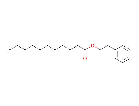 Molecular Structure of 61810-55-7 (phenethyl decanoate)