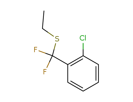 1-Chloro-2-(ethylsulfanyl-difluoro-methyl)-benzene